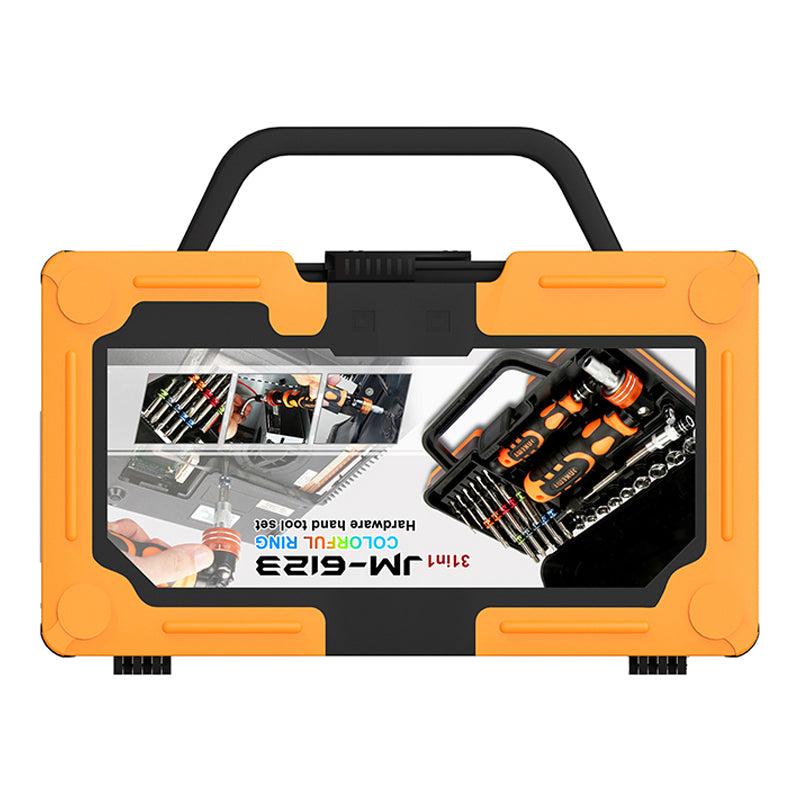 JAKEMY JM-6123 31-in-1 Multifunction Hardware Hand Tool Set Portable Screwdriver Bits for TVs Computers JAKEMY JM-6123 31-in-1 Multifunction Hardware Hand Tool Set Portable Screwdriver Bits for TVs Computers
